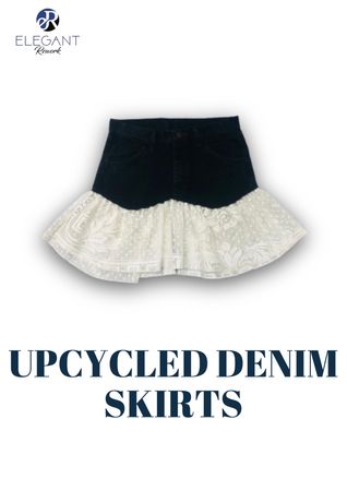 Upcycled Denim Skirts - EVR0280