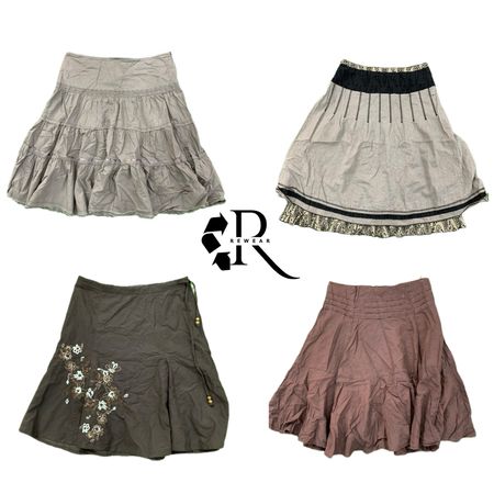 Y2K Unique Girl Poly Midi Skirt RW-2536