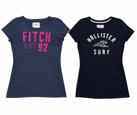 Hollister and ambercombia & fitch tee shirts