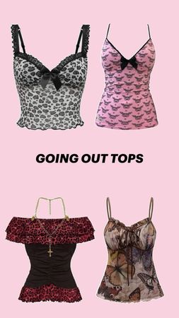 Y2K Going Out Tops #030826 #010
