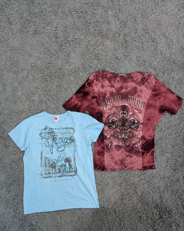 **Y2K Printed Baby Tees – 2000s Graphic Fashion Collection
