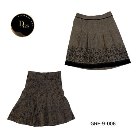 Vintage Women’s Wool Skirts | Y2K Fashion Bundle | Wholesale (GRF-9-006)
