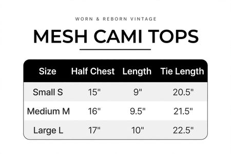 Upcycled Mesh Tops