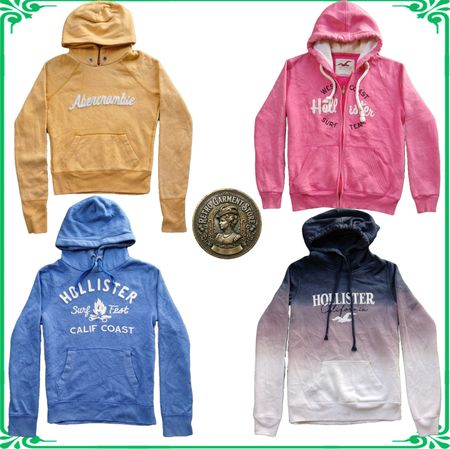 Vintage Y2K Activewear Hoodie Collection
Hollister Abercrombie Zip Up Hoodie Sweatshirt Lot A129