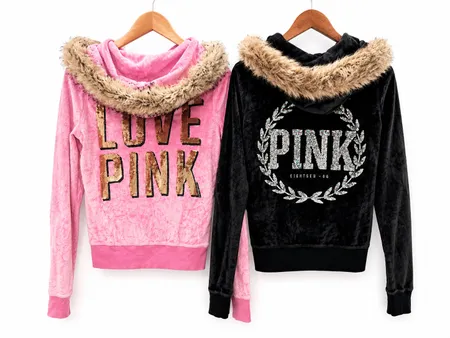 Pink By Victoria Secret & Bebe Fur Jackets