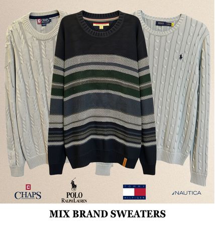 Premium Sweaters including Ralph Lauren and Tommy Hilfiger