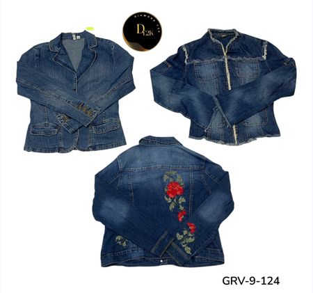 Women’s Y2K Denim Jacket – Trendy Retro Outerwear (GRV-9-124)