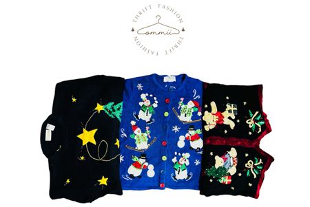 Weihnachten Vintage & Einzigartige Pullover