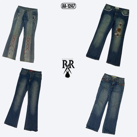 Y2K Britney Girl Denim Jeans (AA-1247)