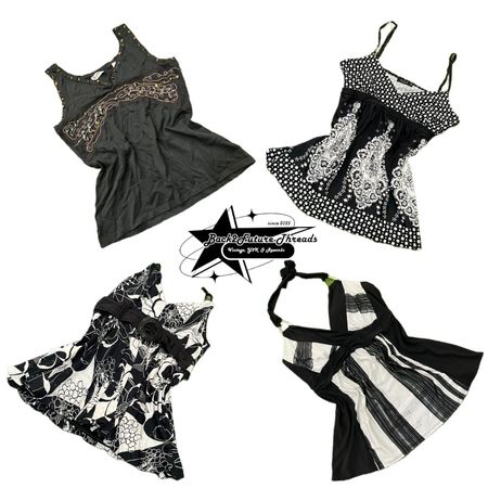 Y2k Gothic Vibe Cami Top B2F-030