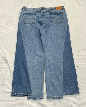 Upcycle Levis Denim Wide Leg Jeans (Dv-9-186)