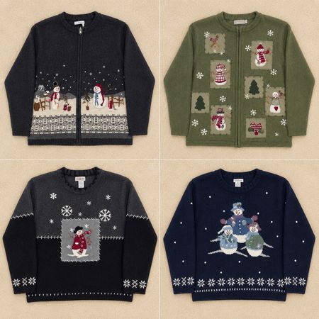 Pulls d'hiver festifs Y2k