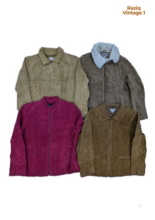 💥 RV4525 Suede Zipper Jackets