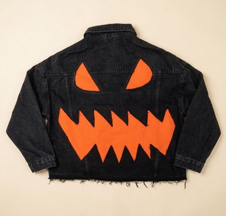Halloween Themed Denim Jacket (Dc-10-191)