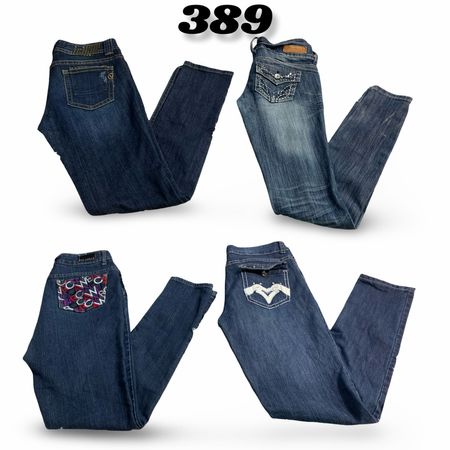 Y2k Straight Jeans for women (brands) Wallflower , Rocawar & Bebe etc #389.