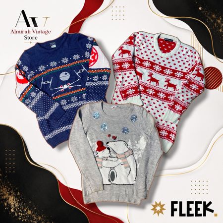 Vintage Festive Sweaters 🎄