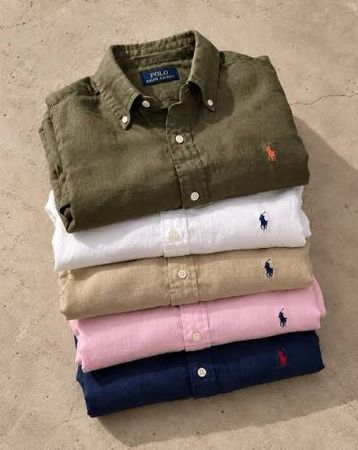 Chemises en coton Polo Ralph Lauren pour hommes