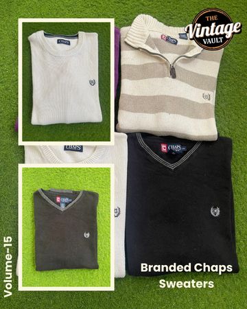 Pulls mélange de marque Chaps, Volume : 15, 12 pièces