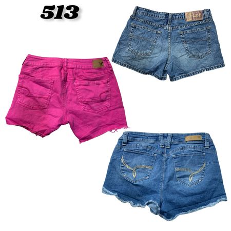 Midi Rise Sexy Shorts (brands) wallflower , American eagle , YMI & Lei etc #513.