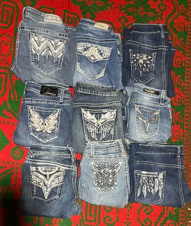 Premium Women’s Bootcut Embellished Jeans