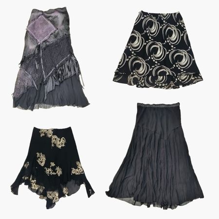 Y2K Midnight Whimsy Skirts