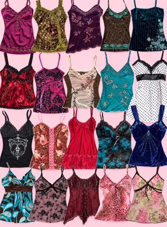 Y2K EURO/LACE TRIM CAMISOLE'S, SLIPDRESSES & LINGERIE