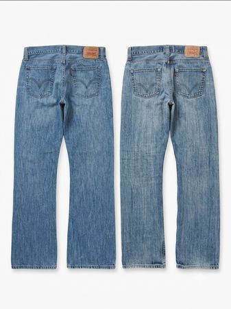 Levi's mix code jeans darning and Fatching