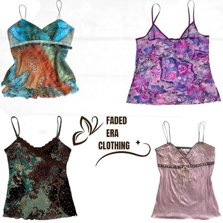 Printed Spaghetti Strap Camisole Top