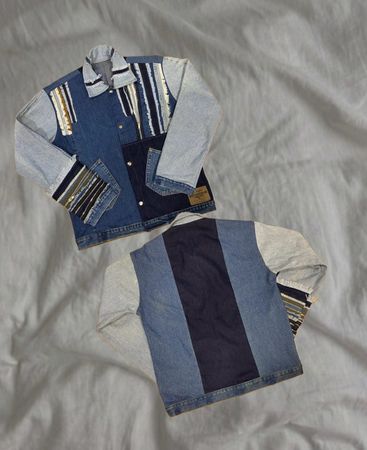 Upcycled Denim Patch Jackets