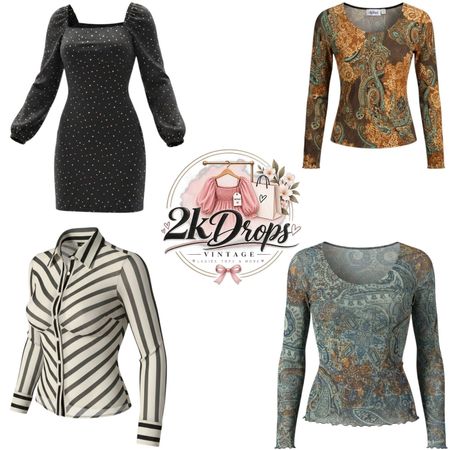 y2k long sleeve top