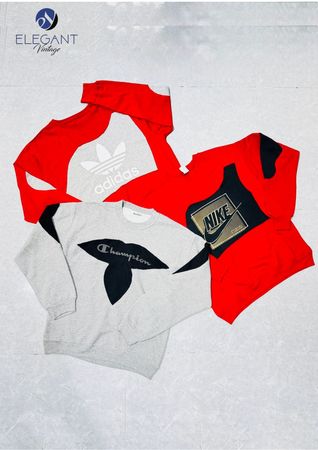 Upcycled Champion & Mix Branded Sweatshirt - EVR0450