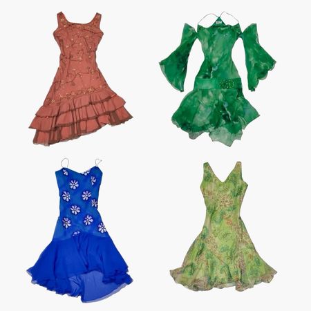 Robes perles Fairycore Y2K