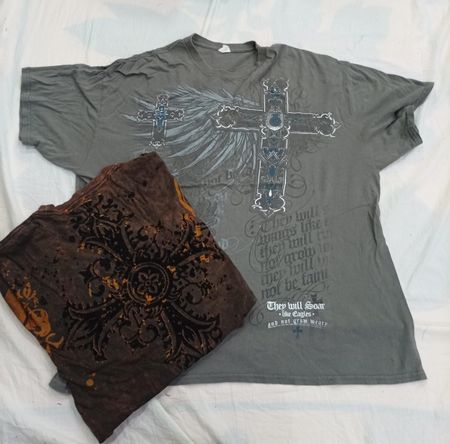 CR11654 T-SHIRTS CRÂNE VINTAGE