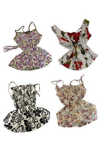 Y2K Striped Tie Strap Cami Tops-ST-164