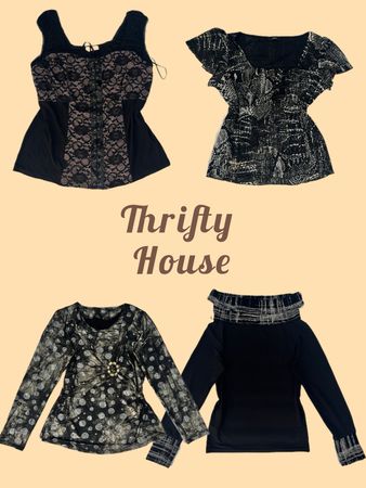 Grunge Girl Picks Y2k Tops(TH/518)
