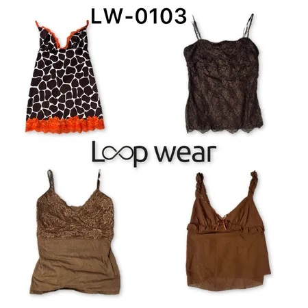Y2K Cottagecore & Grunge Lace Strap Tops