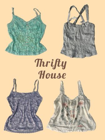 Vintage Lace Camis(TH/515)