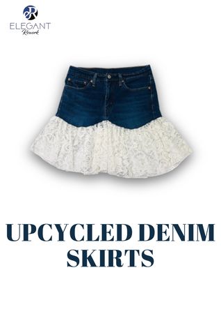 Upcycled Denim Skirts - EVR0281