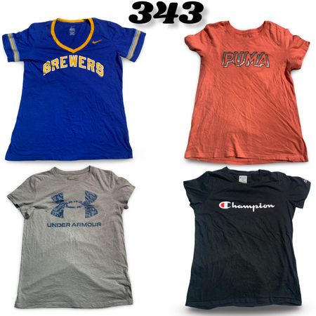 Mix Branded T-Shirts (brands) Reebok , Puma & Under Armour etc #343.