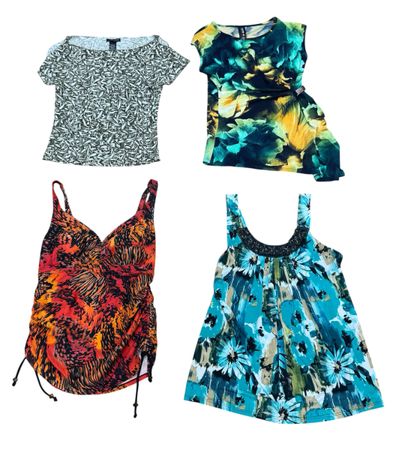 Y2K Sheer Tops 10 pcs At 1457