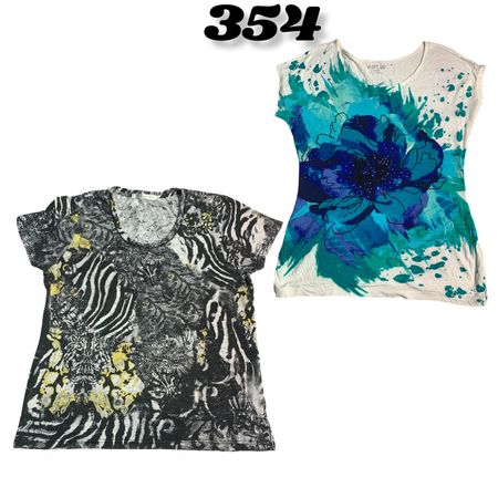 Printed T-Shirts for women  (brands) Studio , Time True & Brand x 354.