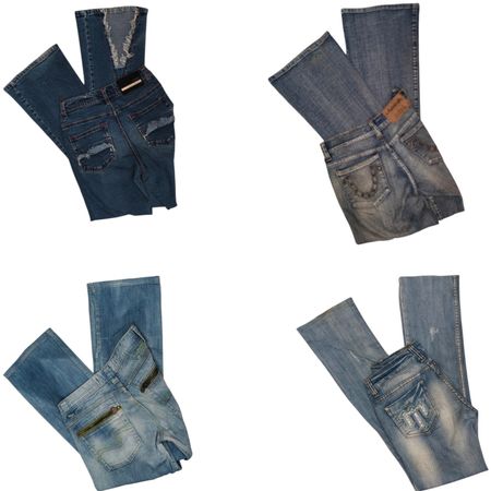 Jeans decorados Y2k