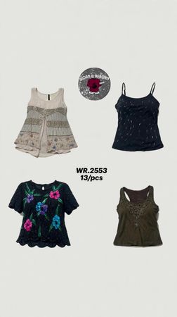 Y2K Perlenoberteile WR-2553