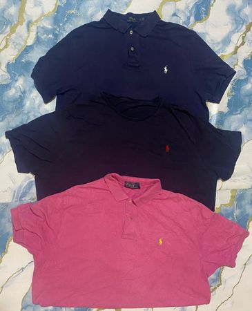 Ralph Lauren Polo V-neck collar and round neck polo T-shirt