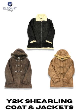 Y2K Shearling Coat & Jackets - EV2302