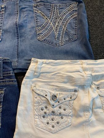 UPCYCLED DENIM MINI SKIRTS SERIAL-0007