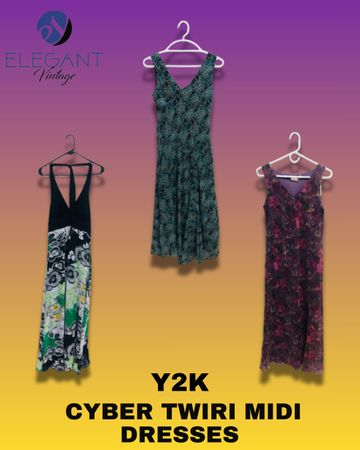 Y2K Cyber Twiri Mix Dresses - EV1257