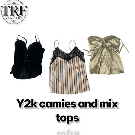 Y2k camies and tops mix #196