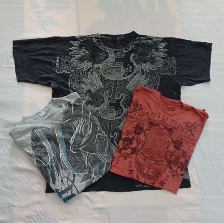 CR12310 Vintage Skull T-Shirts