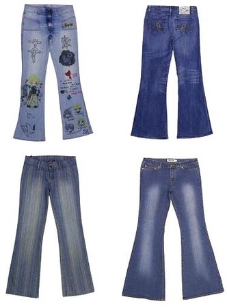 Y2K Hippie Era Flared & Bootcut Jeans
